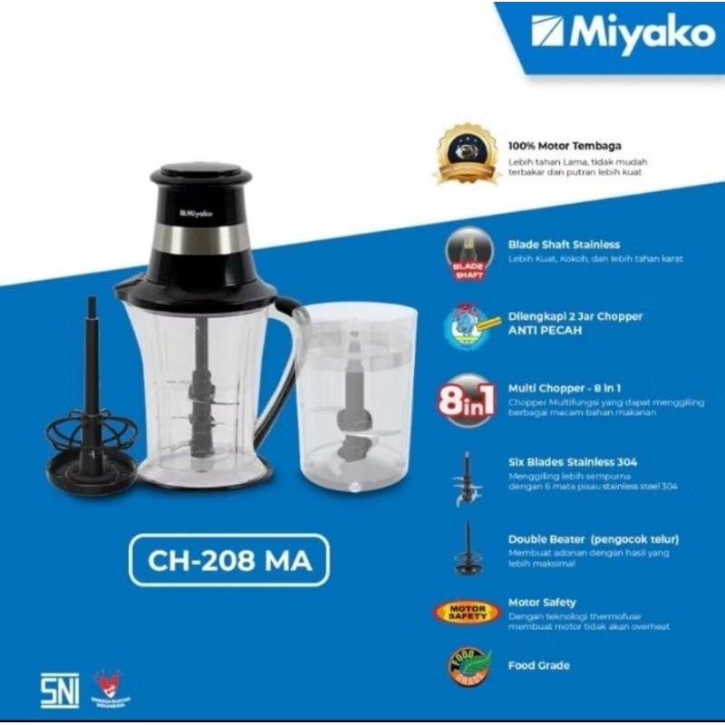 Miyako food processor ch-208ma
