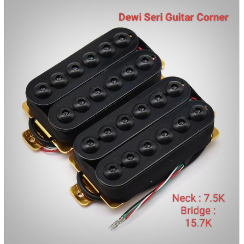 Gitar Pickup Humbucker model SH8 Invader High Output Pickups bonus treble bleed Ibanez AZ