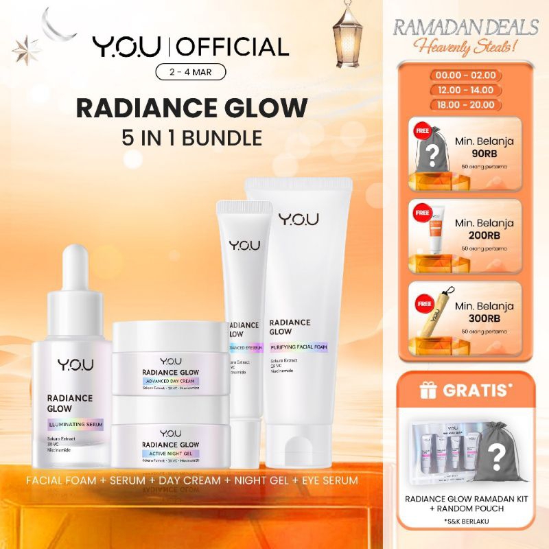 YOU 5IN1 PAKET SKINCARE ISI 5PCS