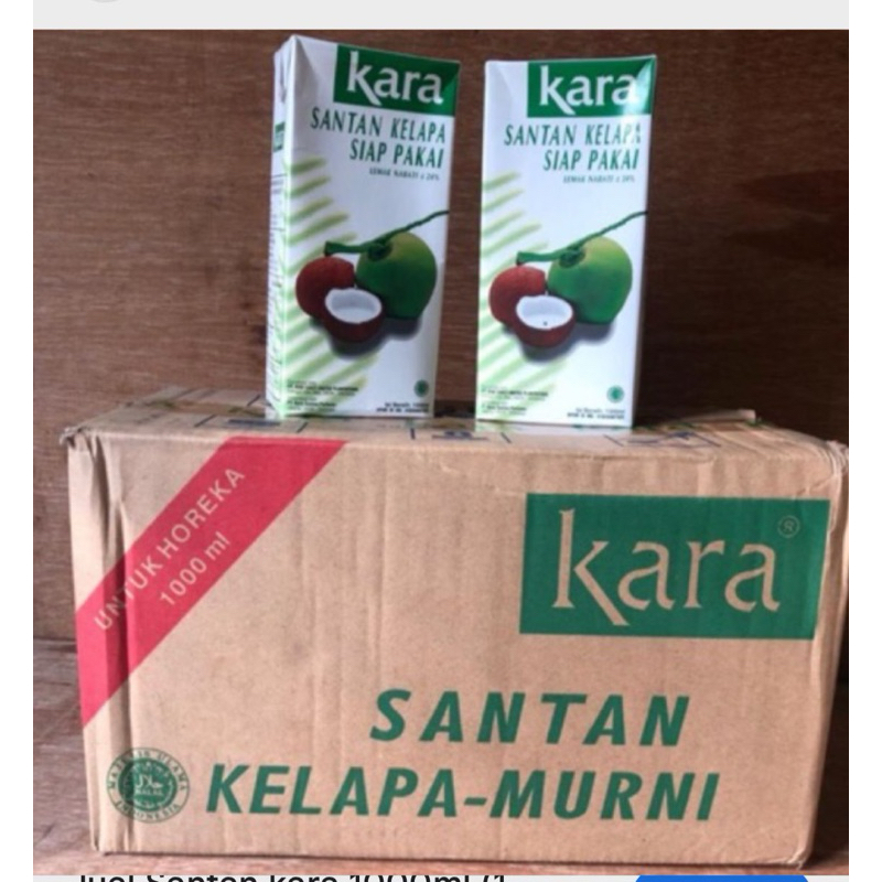 

[ READY ] - Santan Kara 1L ( 1.000 ML ) 1 Dus / Santan Kara / Santan Sunkara / Bahan Kue / Santan Kelapa / Bahan Kuah