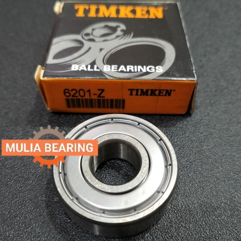 BEARING 6201 Z ( tutup sebelah ) TIMKEN ORIGINAL