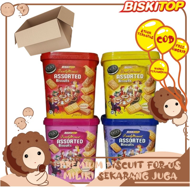 

Biskitop Family Moment /Biscuit Kaleng Lebaran/ Kue Lebaran 400gr