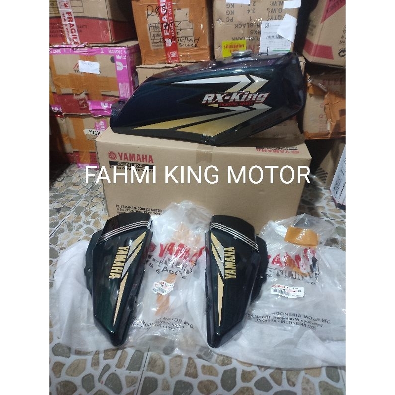 TANGKI RX KING SET COVER BOK DOP AKI OLSAM HIJAU BOTOL 2002 ORIGINAL YGP GRES BARU