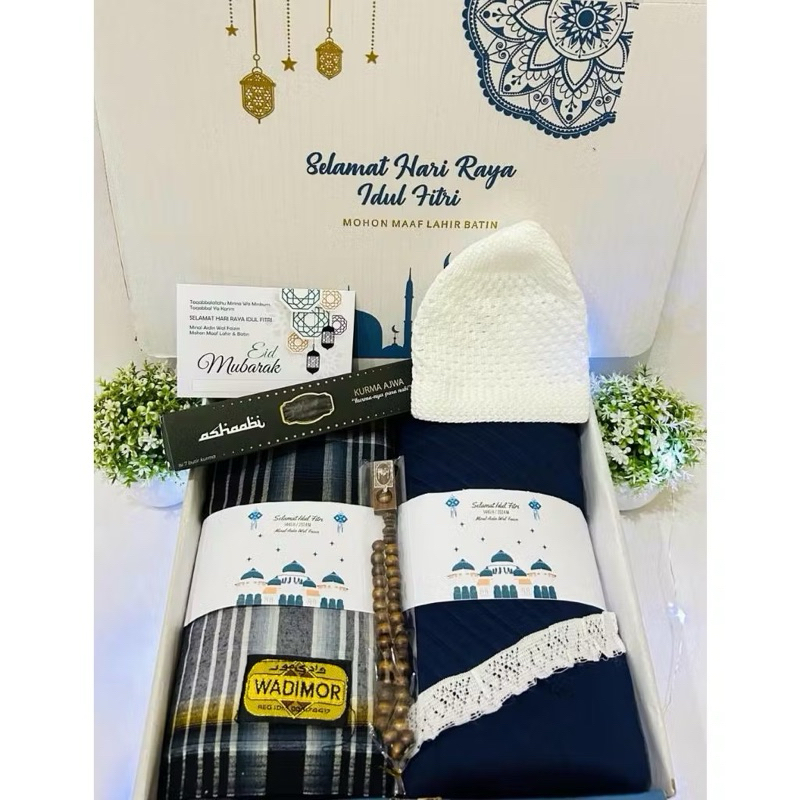 Hampers Mukena Plisket / Hampers Lebaran / Hampers Mukena Sarung