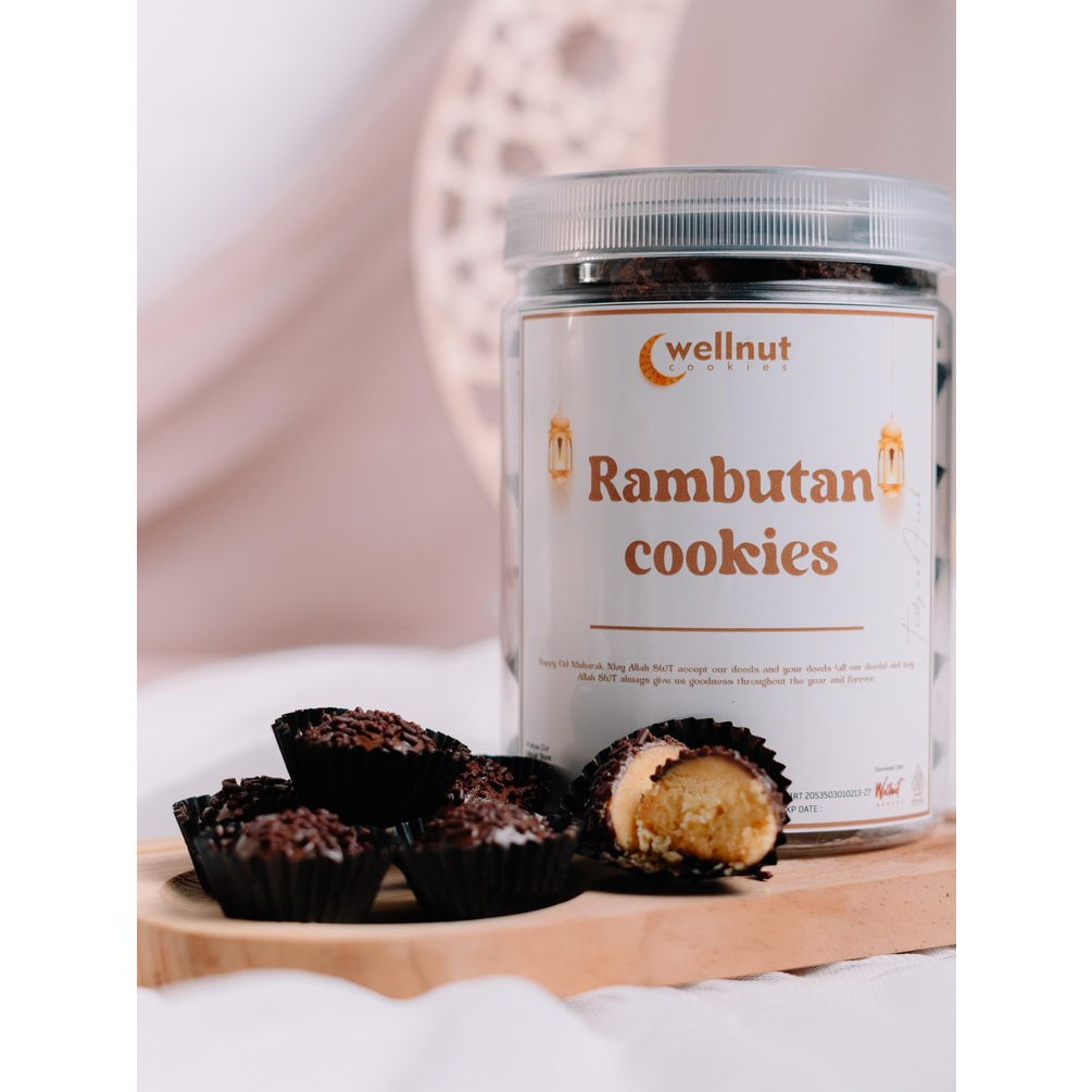 

Wellnut Bakery Kue Kering Lebaran Rambutan Cookies Jar