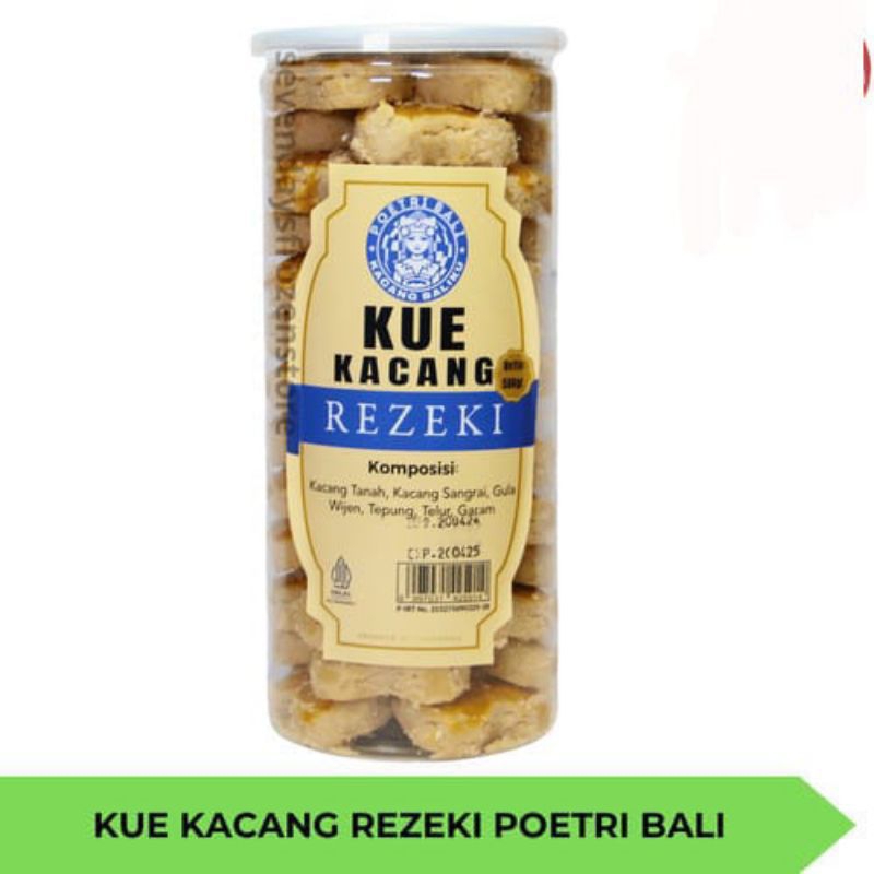 

Kue Kacang Rezeki Poetri Bali 500gr