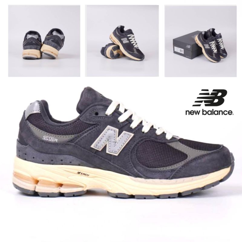 sepatu new balance 2002r black gum