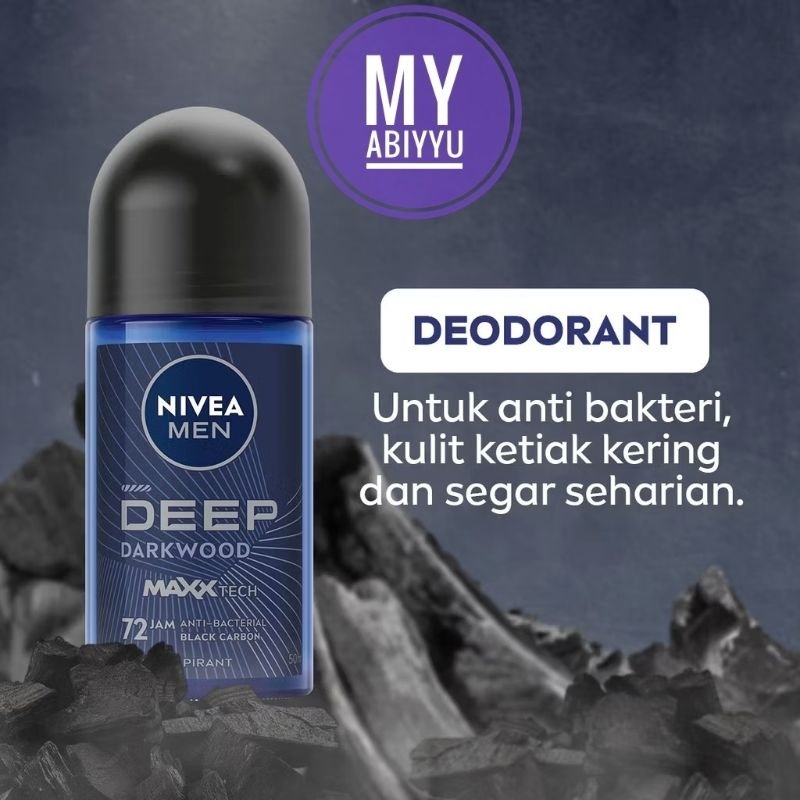 Nivea Men Deep Darkwood Deodorant 50ml