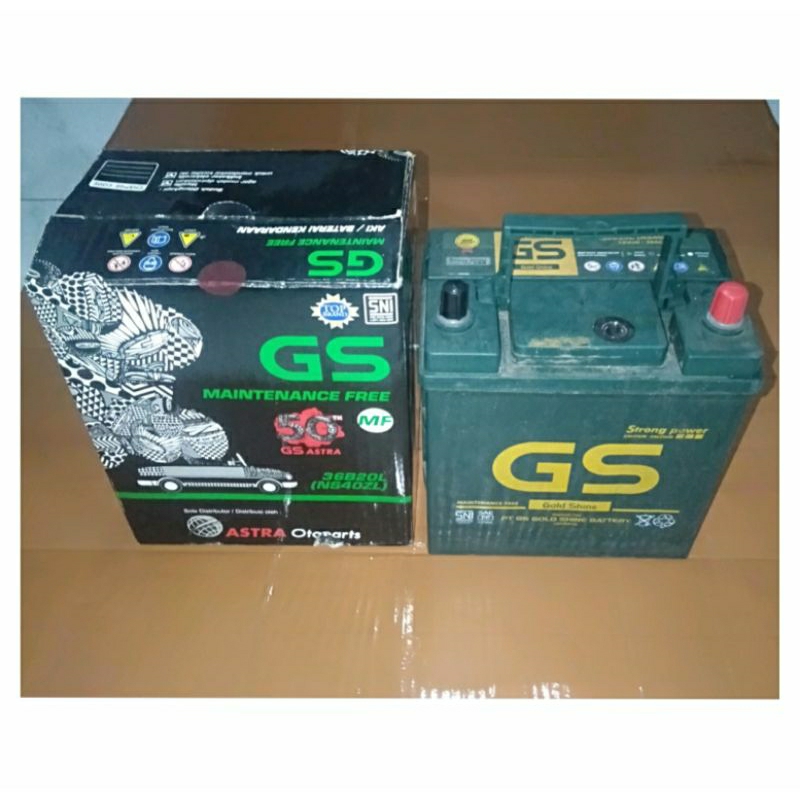 aki mobil second GS gold shine (ns40zl) honda brio