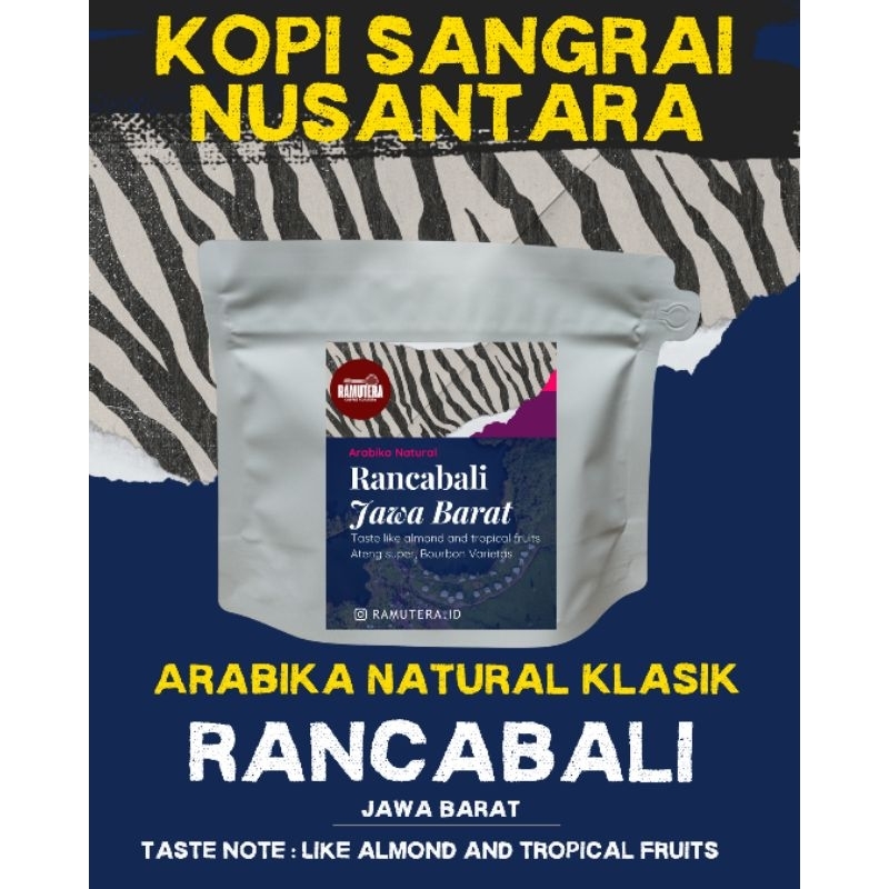 

Kopi Roasted Arabika Rancabali Jawa Barat Biji/bubuk.