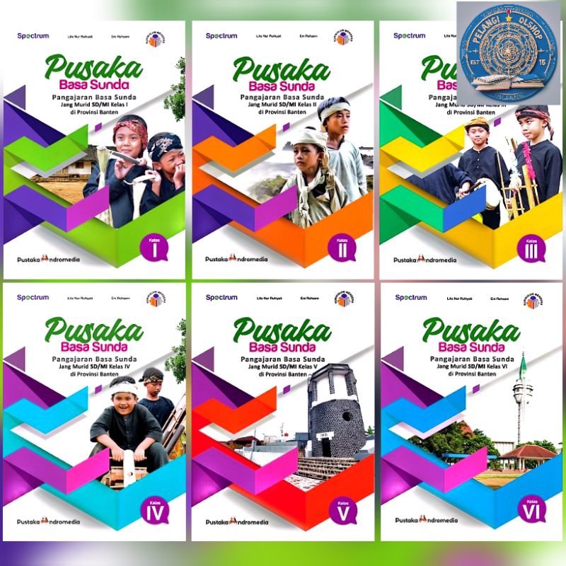 BUKU PUSAKA BASA SUNDA UNTUK PROVINSI BANTEN SD/MI KELAS 1 2 3 4 5 6 KURIKULUM MERDEKA PUSTAKA ANDRO