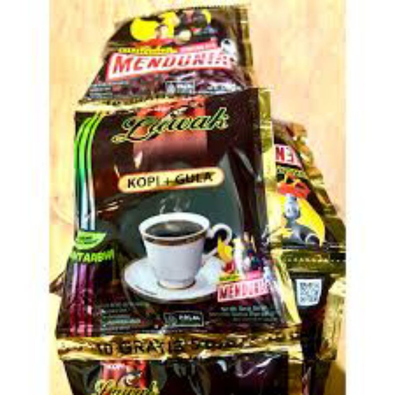 

KOPI + GULA LUWAK NETTO 10 PCS BONUS 5 PCS