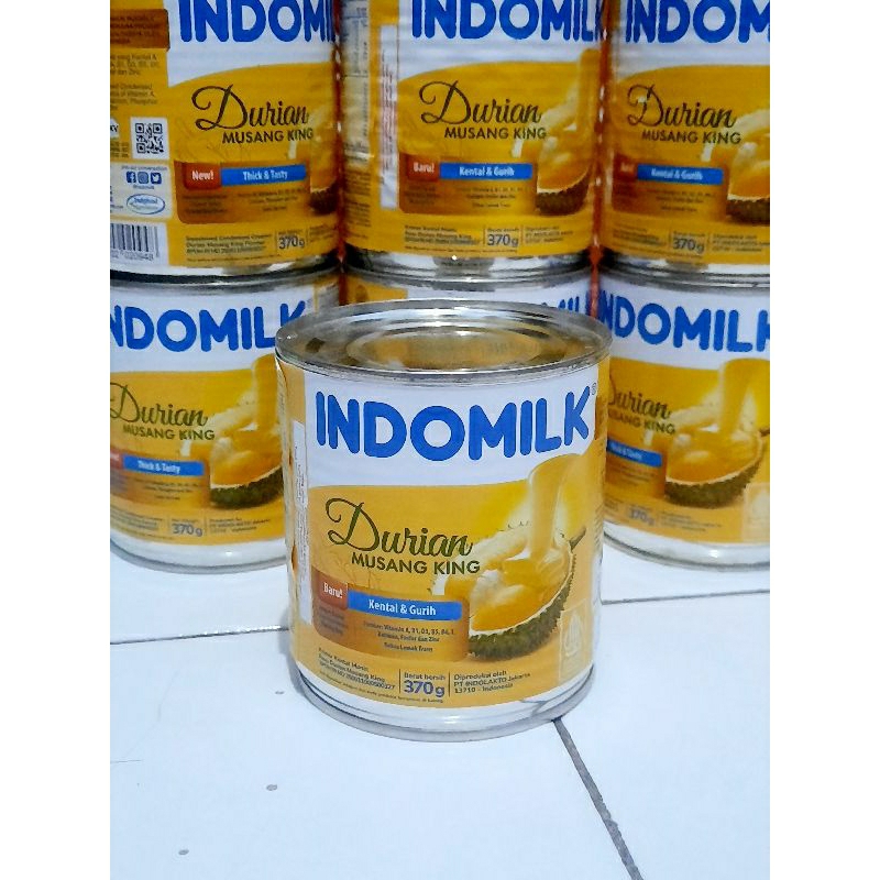 

Indomilk Susu Kental Manis Durian Musang King 370g