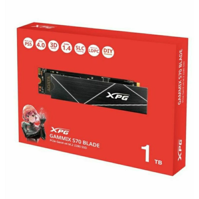SSD ADATA XPG GAMING GAMMIX S70 BLADE M.2 NVMe 1/2 TB