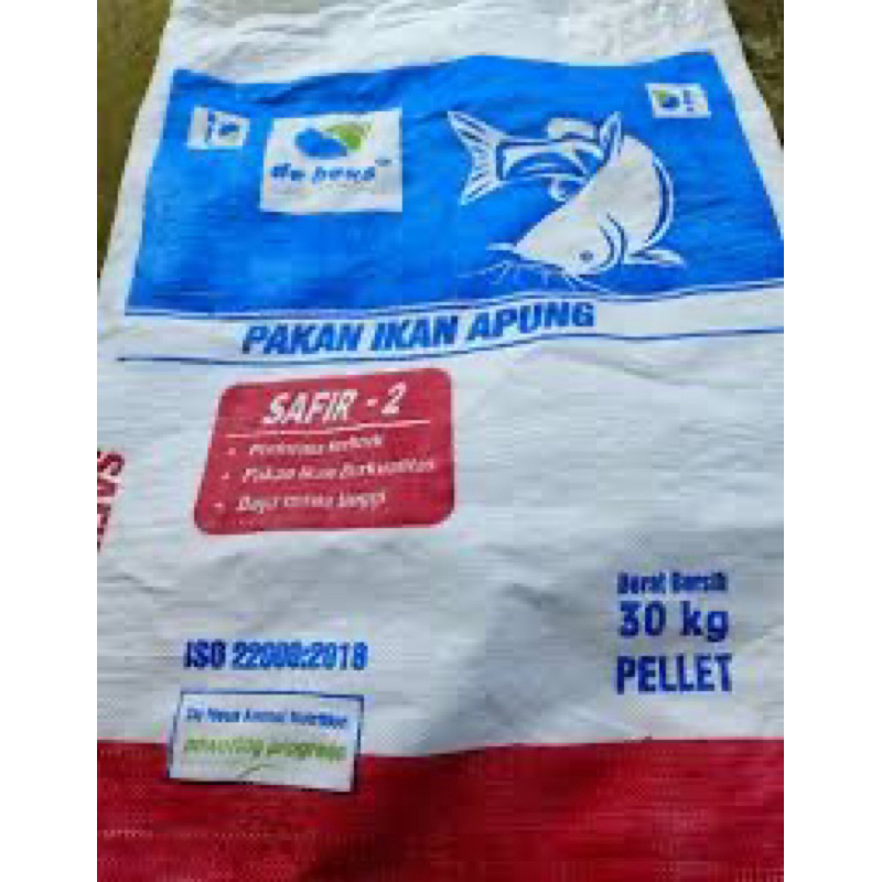 Karung Bekas Pakan Ikan 30kg De Heus