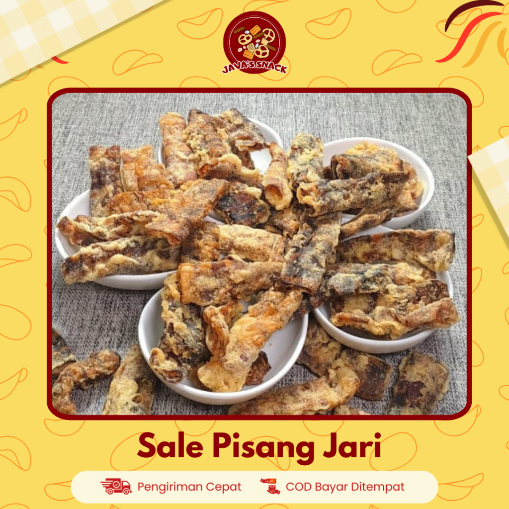 

Java's Sale Snack Pisang Jari - 250gr 500gr Snack Kiloan Praktis Murah