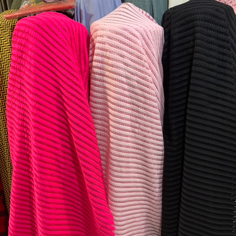 kain rajut import stripe - kain rajut motif  - kain rajut premium - kain rajut lembut