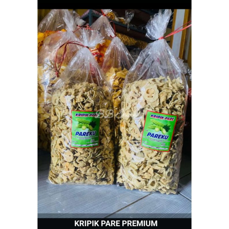 

kripik pare kemasan 400 gram