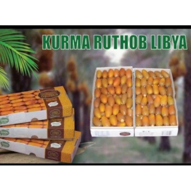 

Kurma Ruthob Libya 1 kg Kurma Muda Libya 1kg Premium