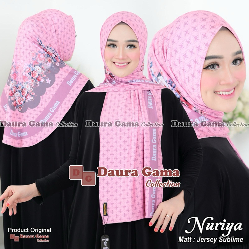 DAURAGAMA NURIYA // HIJAB INSTAN NURIYA BY DAURA GAMA COLLECTION