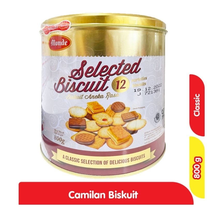 

Monde Gold Selected Biskuit Kaleng 800gr