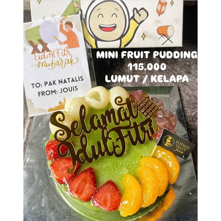 

Mini Fruit Pudding - Hampers Idul Fitri / Paket Lebaran - READY
