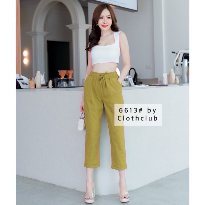 PREEYA CLOTH CLUB LINEN PANTS 6613 READY STOCK BANGKOK