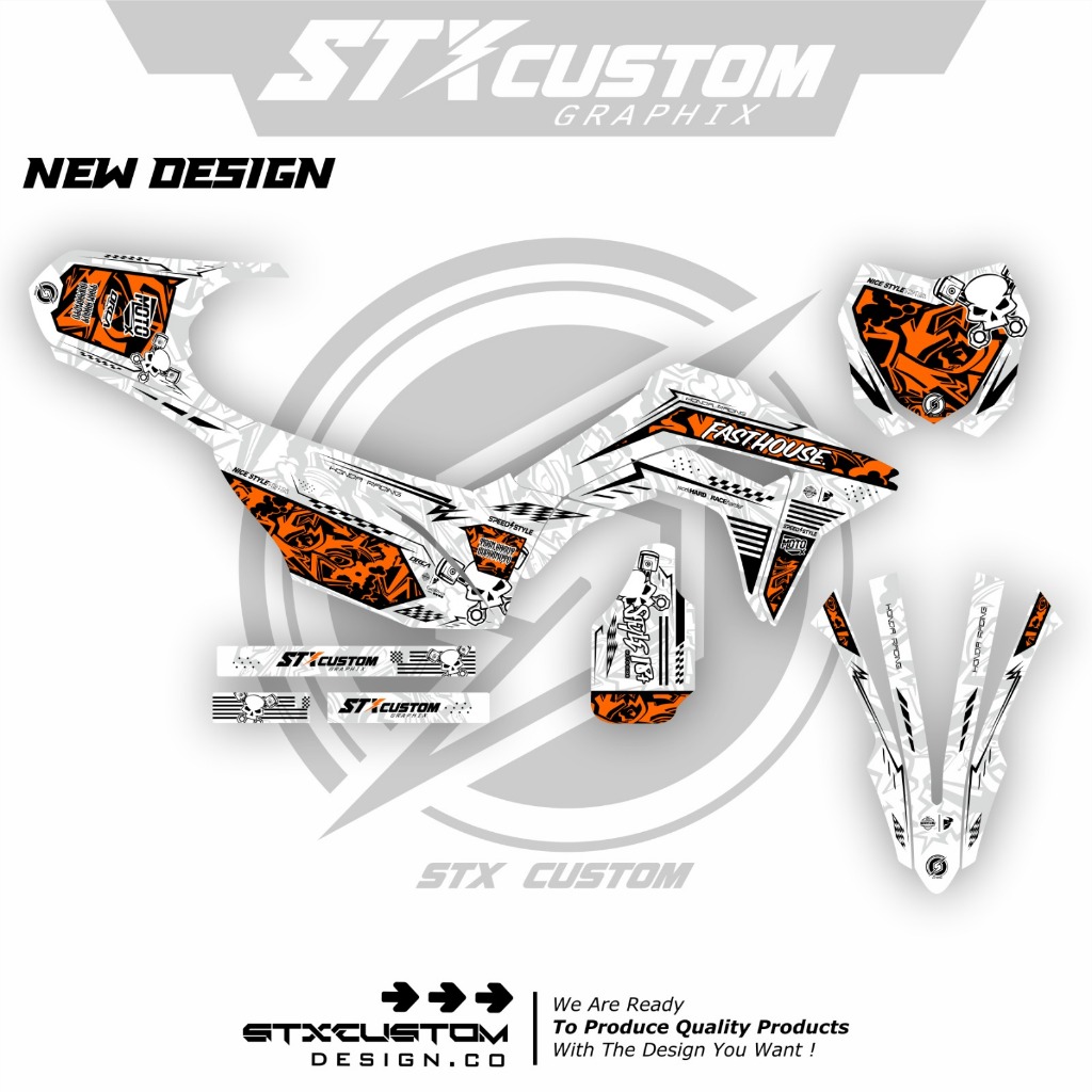 Decal Sticker CRF - Free Custom Design