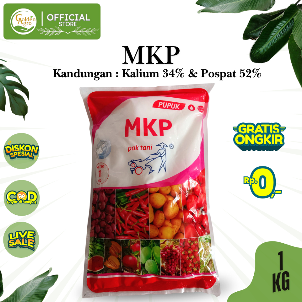 PUPUK MKP PAK TANI CV SAPROTAN UTAMA 1KG KG