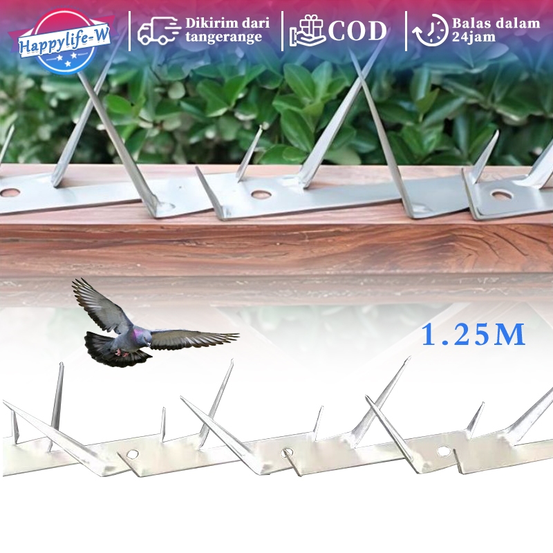 Kawat Tembok Anti Maling 125cm Kawat Duri Anti Maling Wall Spike Anti Maling Kawat Duri Pagar Untuk 