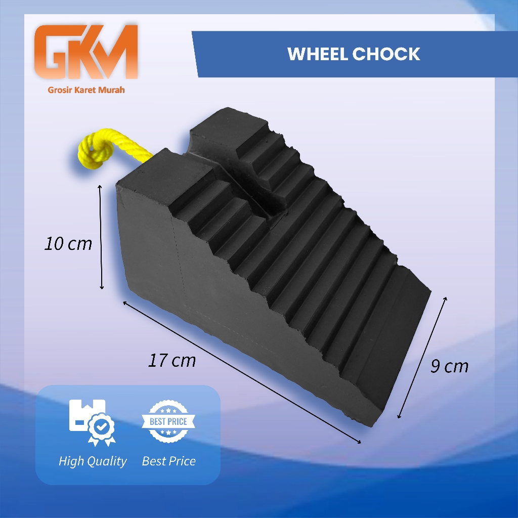Karet Ganjalan Ban Wheel Chock Rubber Wheel