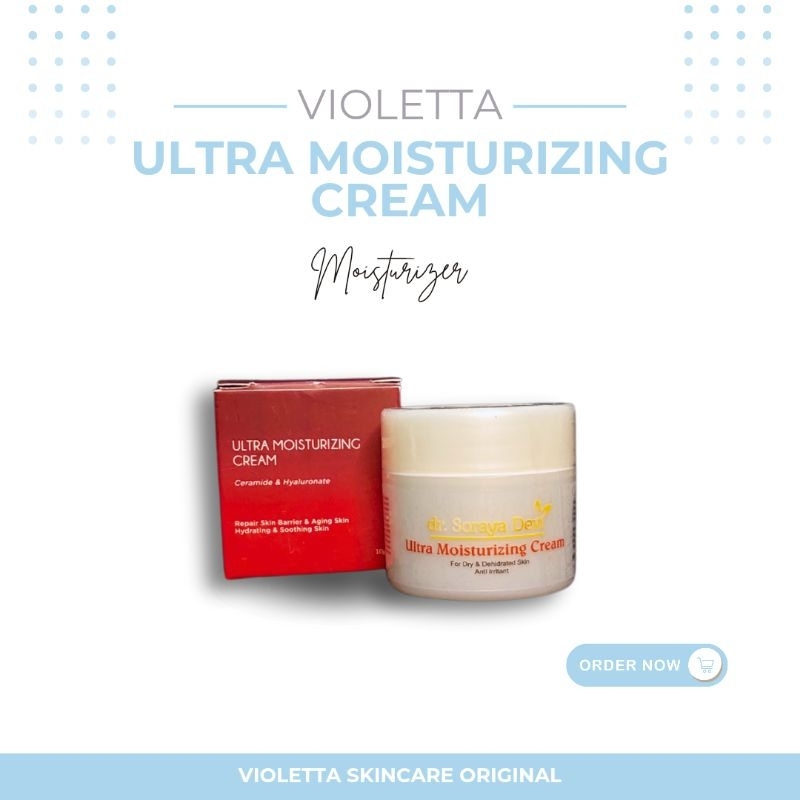 (100% ORI) VIOLETTA ULTRA MOISTURIZING CREAM - dr. Soraya Devi Skincare