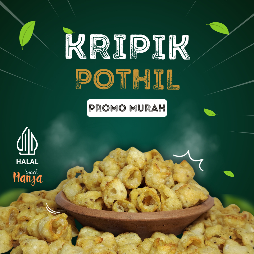 

Cemilan Kripik Pothil Gurih - Snack Manja