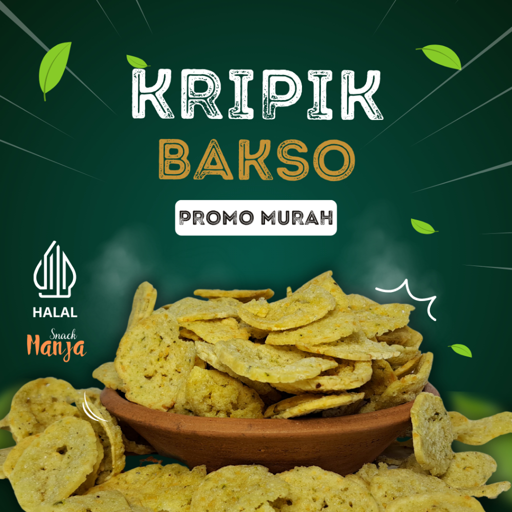 

Cemilan Kripik Bakso Gurih - Snack Manja