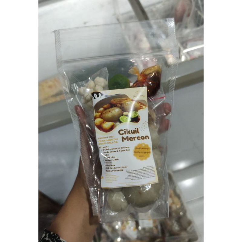 Cilok mercon | cilok pedas | Cikuil mercon bandung