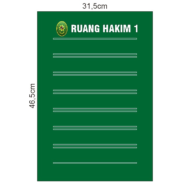 

Akrilik Custom Nama Petugas - Custom Akrilik Slot - Custom Logo/Instansi