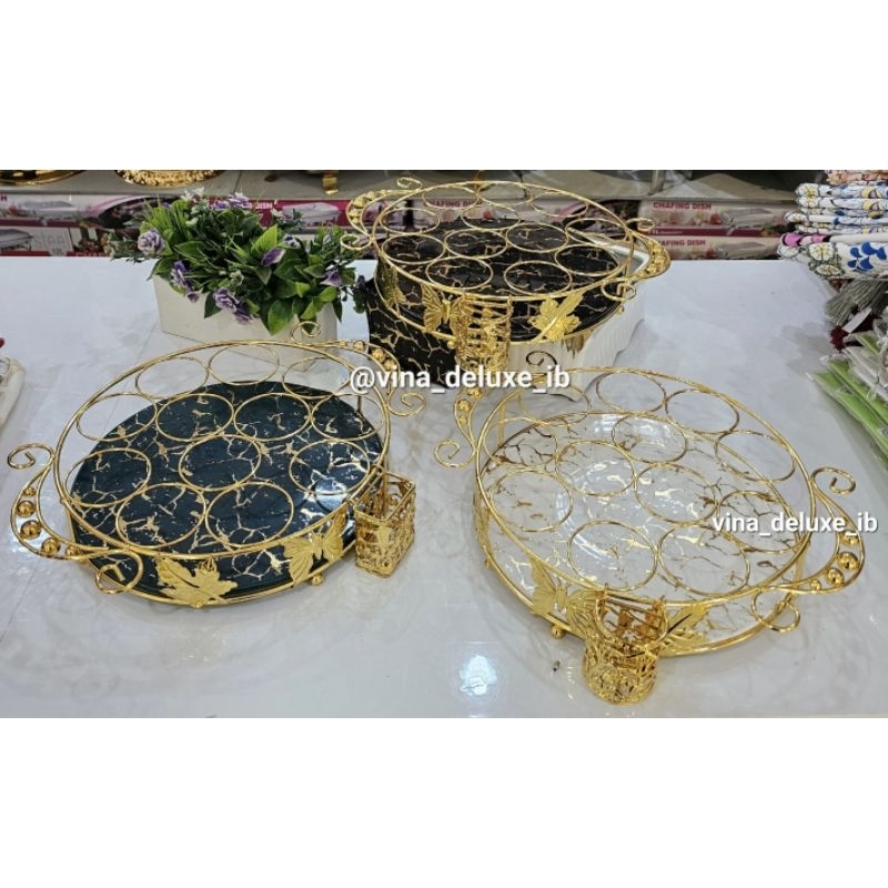 Tempat / Rak Aqua Fiorenza Bulat isi 12pc lubang