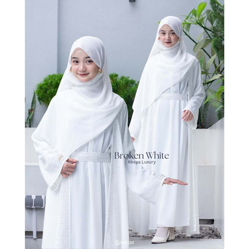 Lia abaya gamis ceruti babydoll 2 layer mewah elegant terbaru
