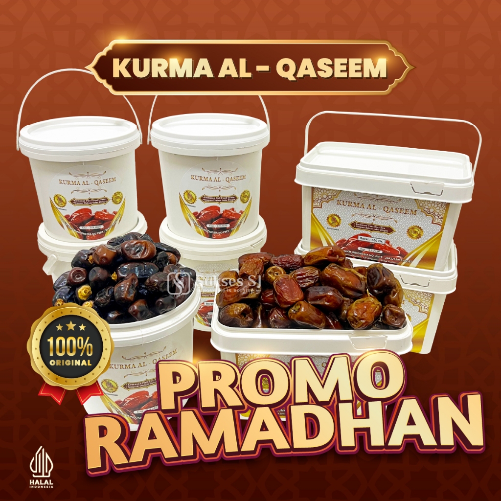 

PROMO Ramadhan Sale Beli 1 Gratis 1 Kurma AL-Qaseem / Kurma AL-Qaseem Lembut Manis Stok Terbatas