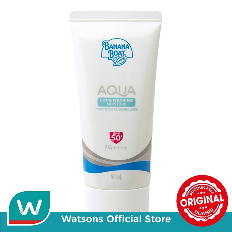 Banana Boat Simply Protect Aqua Long Wearing Moisture Suncreen Lotion SPF50+++ 50ml