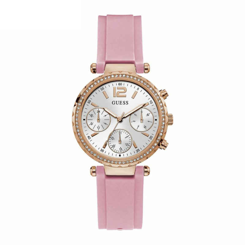 Guess GW0113L4 Rosegold Pink Jam Tangan Wanita Original Garansi Resmi 1 Tahun