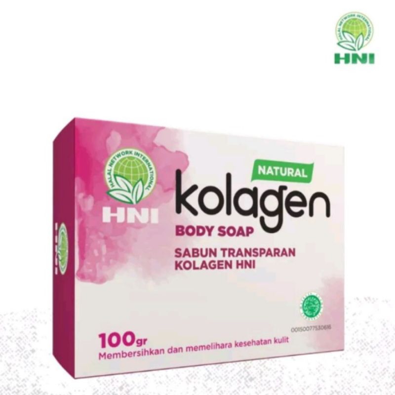Sabun Kolagen Natural Body Soap Sabun Perawatan Wajah HNI