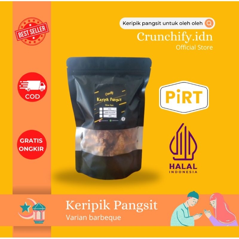 

Keripik pangsit dengan inovasi baru varian barbeque