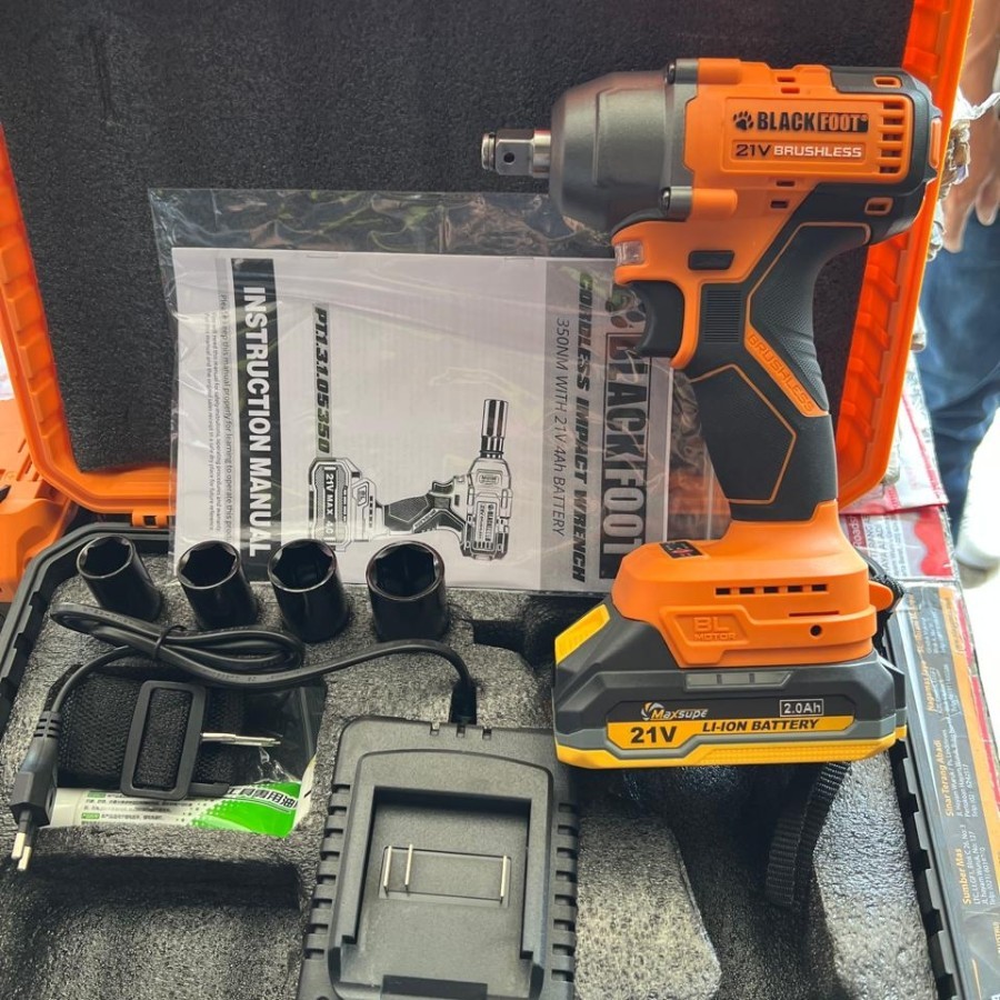 Brushless Impact Wrench Heavy Duty BLACKFOOT 350NM