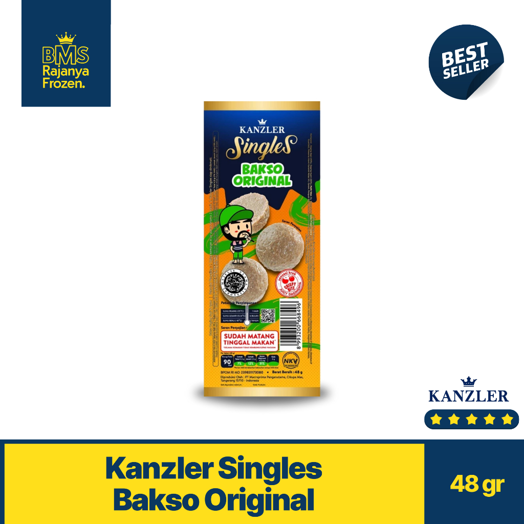 

Kanzler Singles Bakso Original 48gr