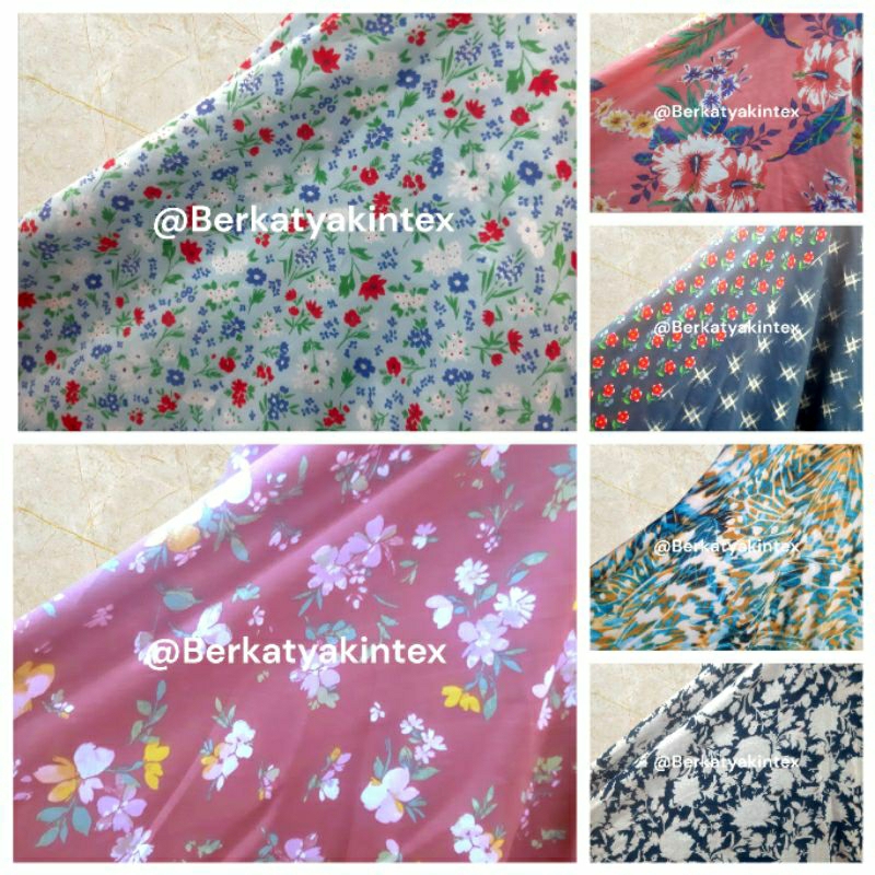 KAIN KATUN PARIS MOTIF SISA GARMENT - KAIN KATUN MOTIF SISA GARMENT HARGA/0,5M