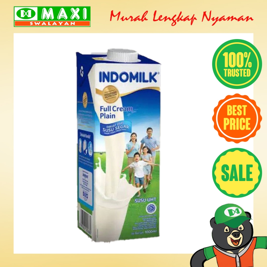 

Indomilk UHT Full Cream 900ml