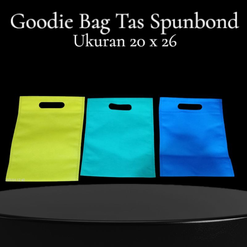 

Goodie Bag Tas Spunbond Ukuran 20 x 26