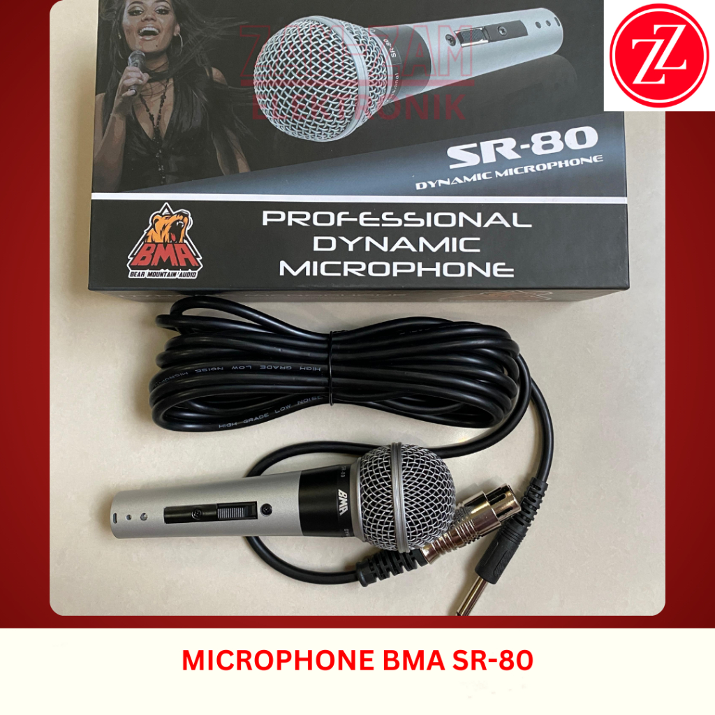Microphone BMA SR-80 / Microphone Kabel