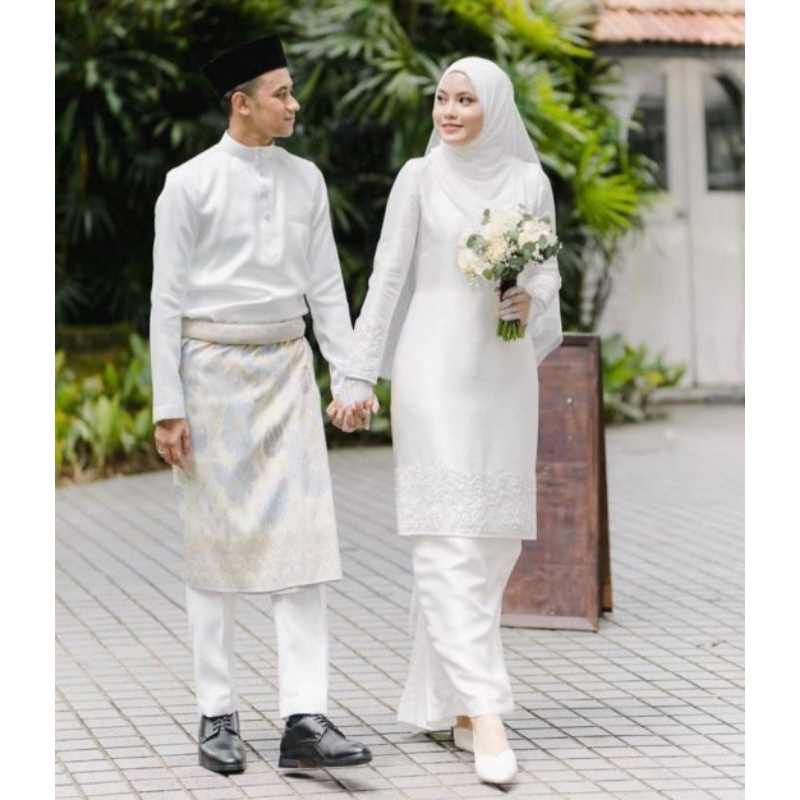 sepasang baju kurung sepasang baju akad sepasang baju Melayu sepasang baju Malaysia baju kurung baju
